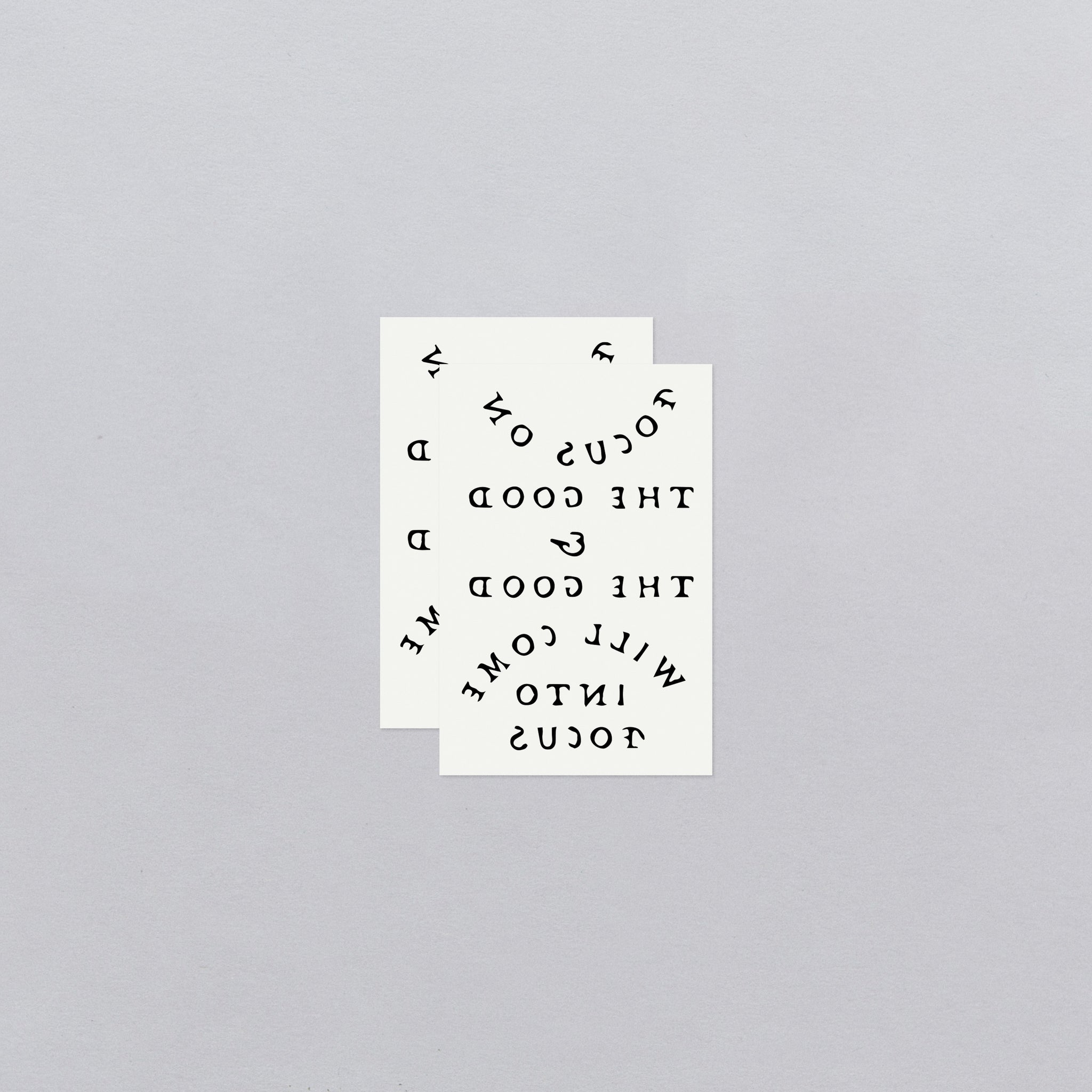 Focus on the Good Temporary Tattoo set of 3 - Etsy